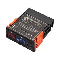 Régulateur de température numérique STC-3008 Régulateur de température bidirectionnel intelligent DC 12V Réfrigérateur Thermostat Support Chauffage/Refroidissement/Correction de la température/Démarrage retardé/Alarme haute ou basse température