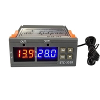 Régulateur de température STC-3018,  Thermostat à affichage LED numérique 24V