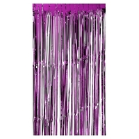 Rideau à franges en feuille métallique 100 * 200cm