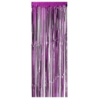 Rideau à franges en feuille métallique 100 * 300cm