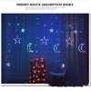 Rideau Lampe Christmas Moon Star Rideau Lumières Décoratives Lumières Décoration Lumière 220V