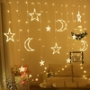 Rideau Lampe Christmas Moon Star Rideau Lumières Décoratives Lumières Décoration Lumière 220V