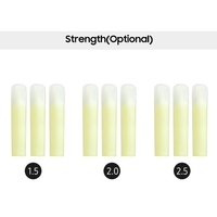 RIGA 3 pièces Saxophone Soprano Résine Reed Sax Résine Reed Saxophone Accessoires Force 2.5