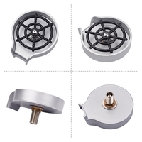 Rinceuse en verre pour évier de cuisine Bouteille Tasses Rondelle pour évier Barre de fixation Rinceuse en verre Accessoires d