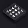 RISQUE 12PCS M5 × 10mm Disque Disque Frein Rotor Boulons T25 Torx Titane TI MTB Bicyclette Porte-bouteille Bolt Bike Water Bottle Cage Screw