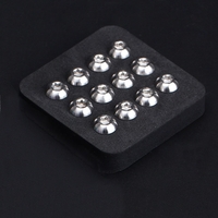 RISQUE 12PCS M5 × 10mm Disque Disque Frein Rotor Boulons T25 Torx Titane TI MTB Bicyclette Porte-bouteille Bolt Bike Water Bottle Cage Screw