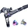 RISQUE 2 PCS / 4 PCS TC4 Titanium Vélo Hydraulique De Frein Cylindre Boulons Vélo De Frein Cylindre Vis