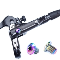 RISQUE 2 PCS / 4 PCS TC4 Titanium Vélo Hydraulique De Frein Cylindre Boulons Vélo De Frein Cylindre Vis