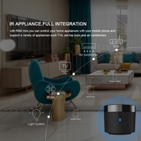 RM4 mini IR Télécommande Universal Smart Home Hub Contrôle Blaster tout-en-un pour TV/Climatiseur/DVD/Ventilateur/Décodeur/Lumière Compatible avec Alexa Google Assistant