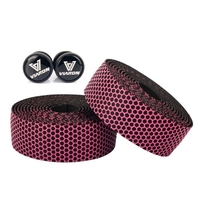 Road Bike Straps Honeycomb Design Straps Anti-skid Silicone EVA Shock Absorption Bicycle Sweat Absorbing Straps Bike Belt
