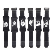 Rockhouse Ajustable String Muter Amortisseur de cordes anti-hurlement réducteur de bruit avec motif animal pour basse électrique acoustique classique à 6 cordes