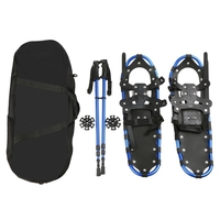 ROEAM Raquettes à Neige Raquettes à Neige en Aluminium avec Bâtons Réglables Sac de Transport pour Femme Homme