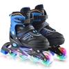 Rollerblades réglables de patins à roues alignées avec les roues éclairantes pour des dames de filles de garçons d