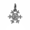 Romacci S925 argent Sterling Snowflake pendantes diamant CZ pendentif s