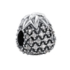 Romacci S925 argent Sterling Vintage ananas charme perle étincelante diamant CZ pour 3mm Bracelet en mode DIY personnalité femmes bijoux cadeau accessoire