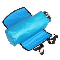 ROSWHEEL Sac à bicyclette Imperméable à vélo Mountain Road MTB Bicyclette Front Frame Guidon Pannier Sac à sec avec fermeture à glissière 3L-7L réglable