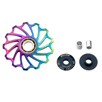 Roue de guidage arrière en céramique de vélo de montagne 11T 13T Transmission de vitesse en alliage d
