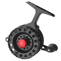 Roue de moulinet de pêche à la mouche avec moulinets de pêche en plastique lisses à pied élevé pour la pêche sur glace