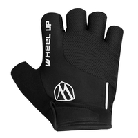 Roue vers le haut été Protection solaire demi-doigt gants de sport vélo équitation Absorption des chocs anti-dérapant cyclisme Fitness gants
