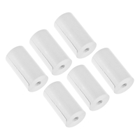Rouleau de papier de reçu thermique 57 * 30mm / 2.17 * 1.18in Impression de billets de banque pour imprimante de reçus de caisse enregistreuse POS,  6 rouleaux