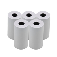 Rouleau de papier thermique blanc blanc 57x30mm / 2.17x1.18in Impression de mémo de reçu d