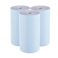 Rouleau de papier thermique couleur Aibecy 57 * 30mm Papier photo de reçu de facture Impression transparente pour imprimante thermique de poche PeriPage A6 pour mini-imprimante photo PAPERANG P1 / P2,  3 rouleaux