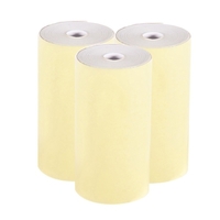 Rouleau de papier thermique couleur Aibecy 57 * 30mm Papier photo de reçu de facture Impression transparente pour imprimante thermique de poche PeriPage A6 pour mini-imprimante photo PAPERANG P1 / P2,  3 rouleaux