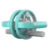 Rouleau de roue abdominale multifonctionnel dispositif abdominal Portable roue abdominale Double-ronde pour les hommes et les femmes équipement ménager de remise en forme