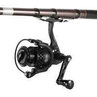 Rouleaux de pêche à la carpe tournante Roue Gauche / Droite Manchette en métal 11 + 1BB Arbre en acier inoxydable Dragage vers l