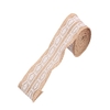 Rouleaux de toile de jute naturels de rouleau de lin en dentelle faits main bricolage largeur 2m 50mm