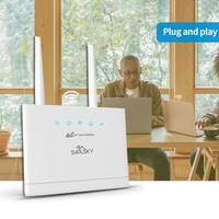 Routeur WiFi Sailsky XM311 4G LTE Routeur sans fil haute vitesse 300 Mbps avec emplacement pour carte SIM Mise à niveau à distance FOTA Version européenne