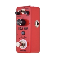 Rowin HOLY WAR analogique Heavy Metal Distorsion guitare effet pédale 3 Mode de fonctionnement en alliage d