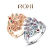 Roxi New Fashion Charm Hot Bague plaqué or avec Colorful zircons strass cristal pour les femmes cadeau Girls Party