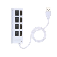 Répartiteur de charge USB 2.0 à 4 ports de transfert de données à haute vitesse de transfert de données USB Hub 4 ports