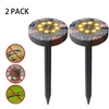 Répulsif antiparasitaire à ultrasons à énergie solaire LED Répulsif de la lumière pour pelouse Mole Gopher Vole Chaser Souris pour l