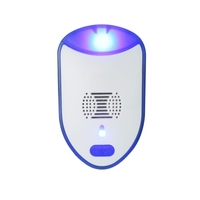 Répulsif antiparasite à ultrasons avec veilleuse Non-toxique répulsif pour les souris Moustiques fourmis araignées cafards repoussant AC90V-240V US Plug
