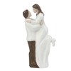 Résine Couple marié & mariée Figurine Gâteau de mariage