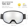 Résistance aux chocs lunettes de Ski Anti-buée Protection UV lunettes de neige