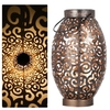 Rétro jardin solaire lampe de décoration creusée ombre lanterne suspendue lampe creuse éclairage extérieur lampe de paysage imperméable