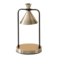 Rétro métal aromathérapie cire fusion lampe en continu gradation sans fumée chambre parfum bougie fusion lampe de Table
