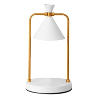 Rétro métal aromathérapie cire fusion lampe en continu gradation sans fumée chambre parfum bougie fusion lampe de Table