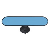 Rétroviseur 285*70mm Rétroviseur universel pour camion de voiture Rétroviseur intérieur réglable à 360 ° avec ventouse