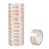 Ruban adhésif transparent Papeterie Ruban transparent déchiré à la main Simple face Forte Typo collante pour Office Home Handcraft Art 12pcs 12mm * 44mm