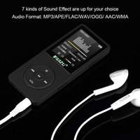 RUIZU X02 8GB 1.8in lecteur MP3 MP4 HiFi sans perte qualité sonore chronomètre carte TF FM Radio enregistrement E-book calendrier calendrier