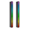 RVB Sound Control Rhythm Lights 32 LED 18 Couleurs Mode Spectre Audio 5 Niveaux de Vitesse 4 Niveaux de Luminosité TYPE-C USB Portable Lumière d