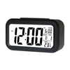 Réveil numérique intelligent avec bouton de rappel de date et de température sur le dessus Horloge de bureau rectangulaire à piles avec veilleuse pour chambre à coucher Enfants Enfants Filles Garçons