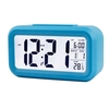 Réveil numérique intelligent avec bouton de rappel de date et de température sur le dessus Horloge de bureau rectangulaire à piles avec veilleuse pour chambre à coucher Enfants Enfants Filles Garçons