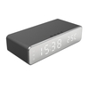Réveil numérique pour chambre Horloge électronique avec charge sans fil pour téléphone Casque d