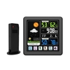 Réveil sans fil de station météo à écran LCD couleur tactile