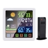 Réveil sans fil de station météo à écran LCD couleur tactile